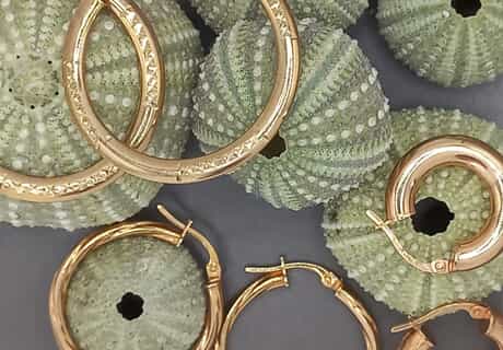 Yellow Gold Hoop Earrings