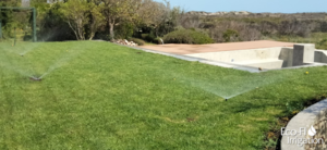 Automatic Irrigation at a Wedding Venue