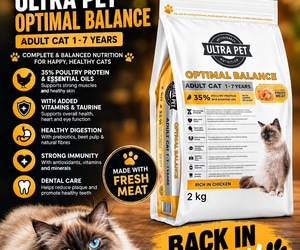 Ultra Pet Optimal Balance Adult Cat Food Back in Stock!