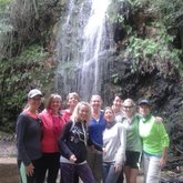 Fynbos Retreat waterfall on Day 2 of The Fynbos Trail