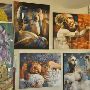 Various artists featured in Riek's Art Gallery, Napier