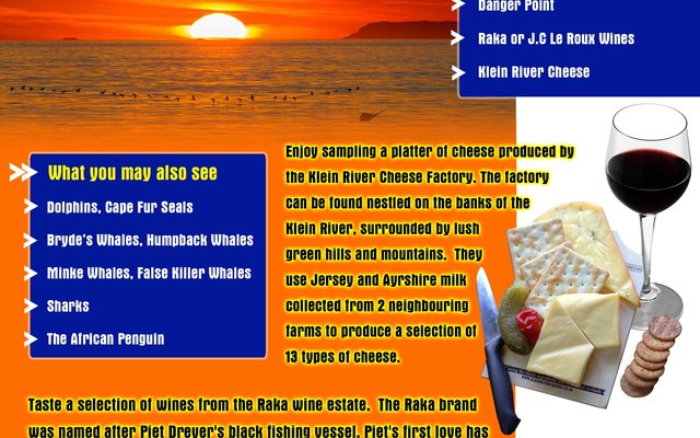 Sunset Cheese & Wine Cruise Fact Sheet