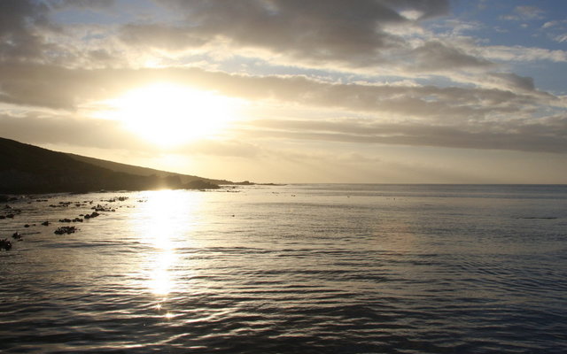 Sun is starting to set