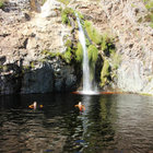 Swimming by Waterfalls Swimming by Waterfalls