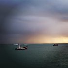 Sunset at Struisbaai harbour