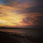 Struisbaai boardwalk sunset