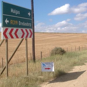 Road Sign Malgas/Bredasdorp