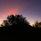 Sunset at the edge of the Karoo