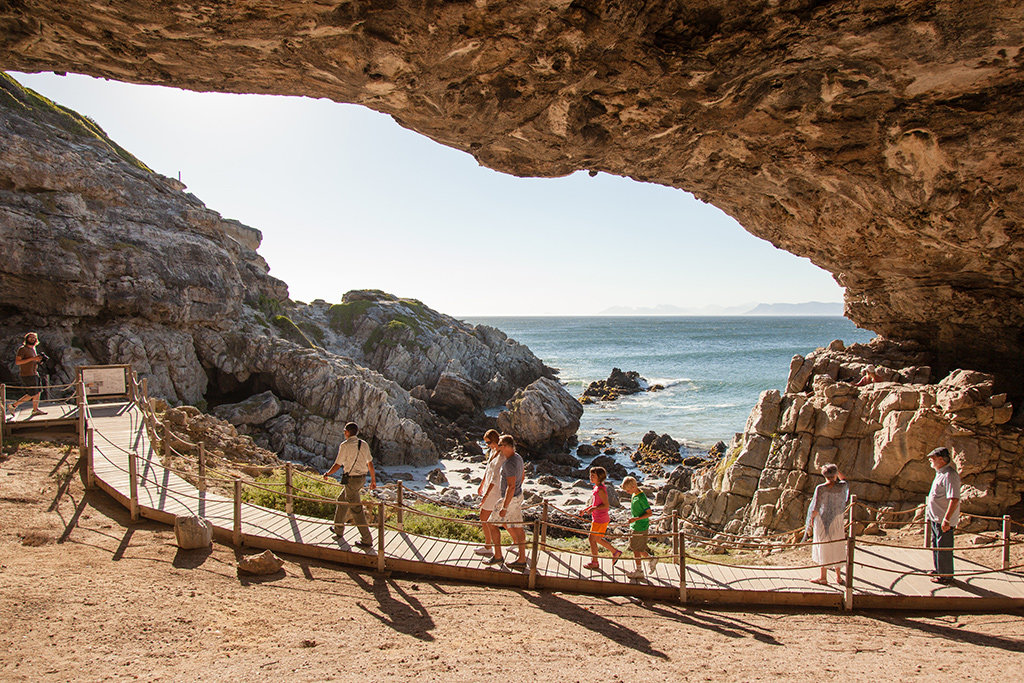 Exploring the klipgat caves at the De Kelders 