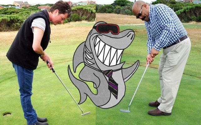 Kapt Gerda Groenewald en Skoolhoof Tommy Wilson in aksie