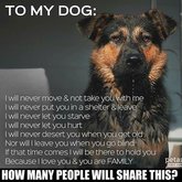 A promise all animal owners should live up to. 