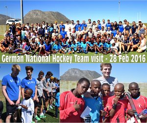 German National Hockey Team visit 28 Feb 2016