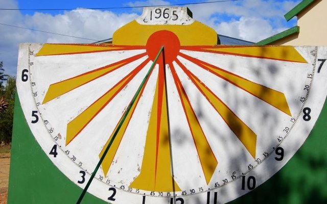 SA's Largest Sundial in Napier
