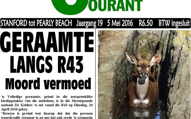 Gansbaai_Courant_5_Mei_2016_Voorblad