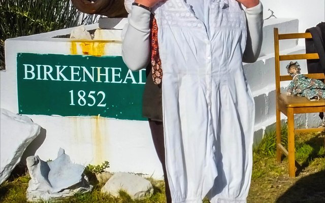 SD Fourie demonstreer die Strandveldse “combination”