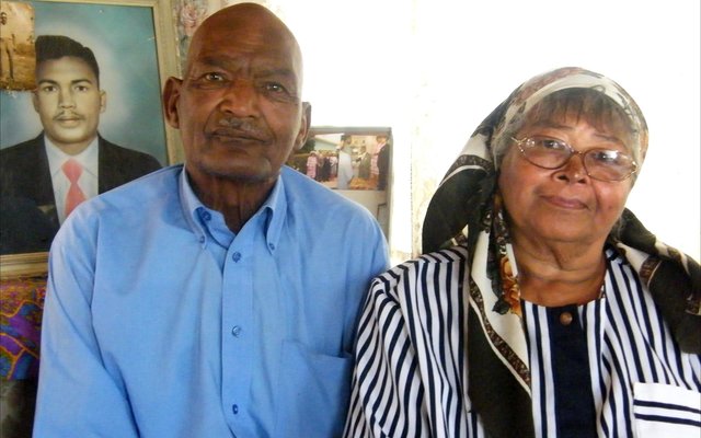 Wyle George Johannes Brett en sy eggenote, Regina  