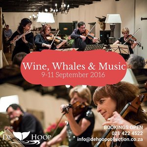 Wine, Whales & Music @ De Hoop