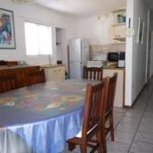 Dining room and kitchen