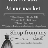 Shop from my closet poster