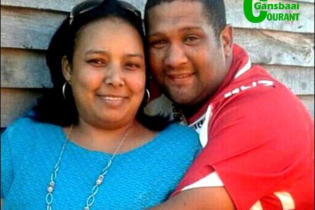 Wyle Chrisuné Afrika saam met haar aanstaande, Duwayne Philander.