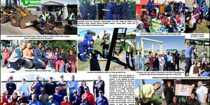 Gansbaai Mandeladag 18 Julie 2016 Collage deur Monica Hayes