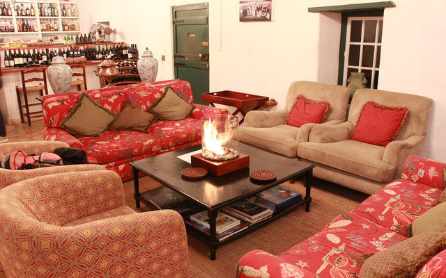 The lounge at the Fig Tree Restaurant, ideal for relaxing and sampling some wines