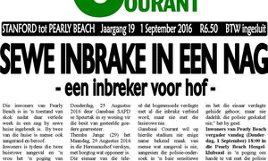 Sewe inbrake in een nag – een inbreker voor hof