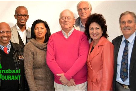 The newly appointed Mayoral Committee Members, from ltr Ald Rudolph Smith, Cllr Archie Klaas, Cllr Elnora Gillion, Ald Dudley Coetzee, Ald Anton Coetsee, Cllr Riana de Coning and Cllr David Botha.