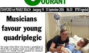 Musicians favour young quadriplegic