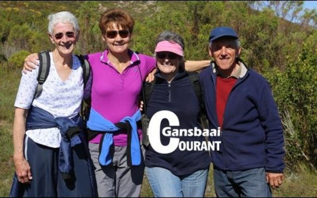 The “sweepers” at Sunday’s trail run through the beautiful grounds of Flower Valley Farm were Hilda Louw, Annelie Hanekom, Gill and Uwe Nusser. They form part of the local Strandveld Voetslaanklub and took on the festival route in high spirits.