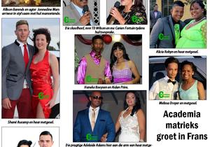 Academia matrieks groet in Frans