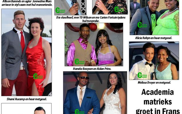Academia matrieks groet in Frans