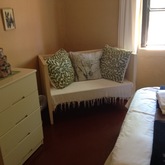 Green Cottage Main bedroom showing cot  - Swaynekloof Farm - Xplorio™ Botrivier