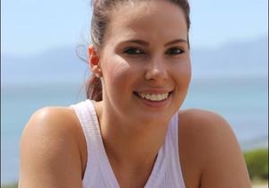 Die wêreld aan haar voete