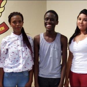 Part of Gansbaai Academia’s 10 grade 12 top candidates during the announcement of the 2016 grade 12 results. From left: DeeJay Slamat, Anelisa Jacobs, Kalipha Pike, Analo Yawa (Top candidate), Chenelle Petrumal, Deswill Booi and Shané Aucamp.
