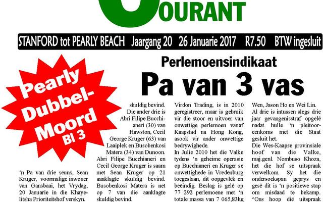 GansbaaiCourant26Jan2017Voorblad