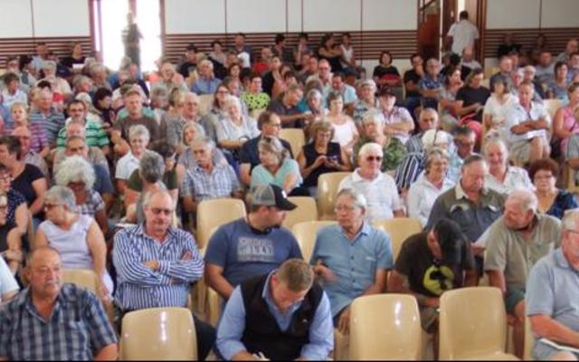 Die belangstelling in ‘n buurtwag vir Groter Gansbaai in samewerking met AfriForum, het hooggeloop. Sowat 200 belangstellendes het Saterdag, 18 Februarie 2017 die Pretoriussaal volgepak om na Thomas van Dalen, AfriForum se Wes-Kaapse koördineerder, te luister.