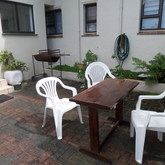 Unit 2: Private entrance and barbecue area with sea view