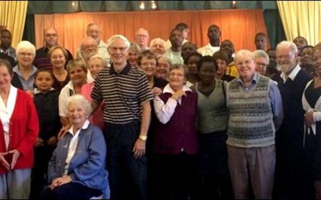 Attending members and visitors gathered together for a photo after last Sunday's service at the Gansbaai Family Church to commemorate the growth of the Church since 1995.  The Church started as an informal get together of a handful of English speaking Christian followers who initially met in the Dutch Reformed Church Hall. From there they moved to the Library Hall then the Information Centre. The Church was constituted in 2002 and was finally able to purchase the property it now occupies in 2012.  Membership has meanwhile grown to 50 people and at any one service attendance could be between 40-60 people.  As part of their fundraising drive this year, everyone was given a talent of R100 to increase by September this year, by using their own God given gifts and talents.