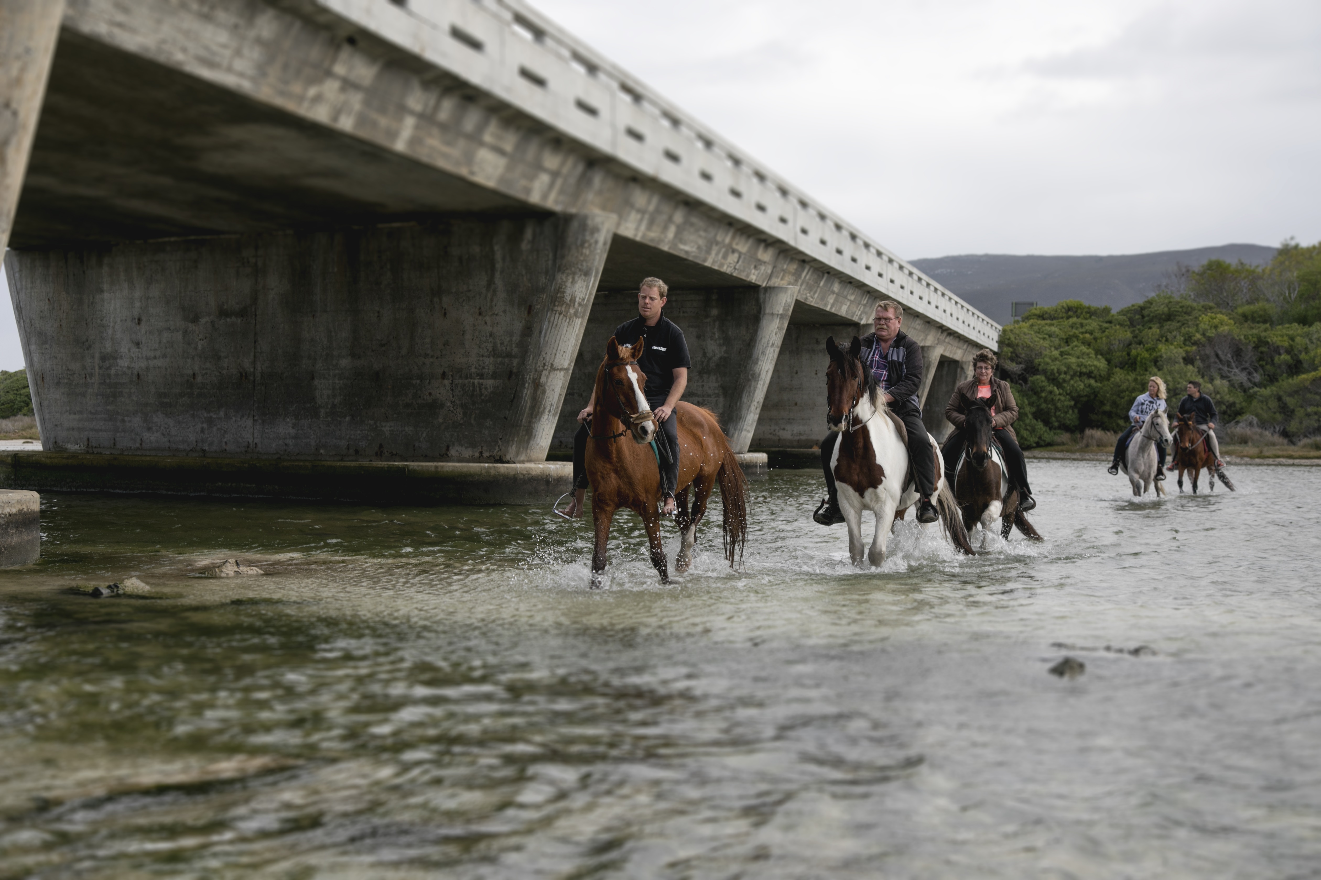 Horse riding at Uilenkraalsmond estuary 