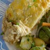 Home-cooked Chicken Pie.