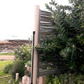 Lath and Pole screen Panel