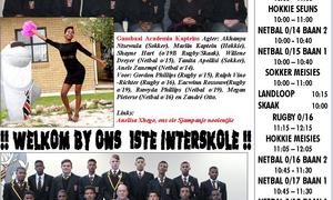 1ste Interskole: Gansbaai Academia vs Eben Dönges