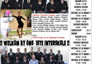 1ste Interskole: Gansbaai Academia vs Eben Dönges