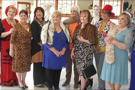 These 10 lucky winners won a make-over on Women’s Day.  From left is Minette Maree, Nicolette Bosch, Elsa Bosch, Lorraine Germishuys, Beryll Coetzer, Petro Scholtz, Trienke Laurie, Utte de Milander, Dee Varchim and Lee McClaren.