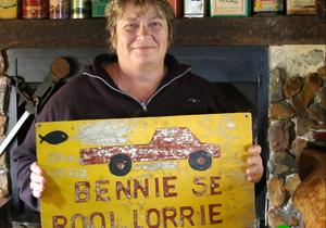 'n Vet galjoen vir Bennie se Rooi Lorrie