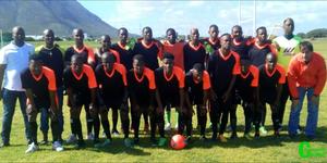 The Solyx United FC soccer team who lost the SAFA Overberg Regional Nedbank Cup Qualifying Tournament with a sudden death penalty.