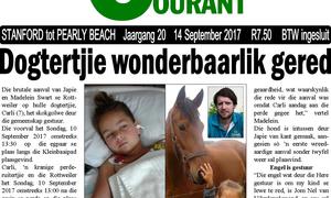 Dogtertjie wonderbaarlik gered