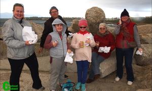 Reën demp nie sonsondergangstap