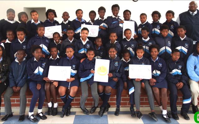 The prefects of Masakhane Primary School recently attended a  workshop weekend  at Wolwegat.For them it was not just a leadership course, but also a wake up call towards planning their future.  The message they took home afterwards was  to be strong, hopeful, proud, responsible and brave.  The privileged group who gained a lot of self confidence are here with their teachers Ms Chewa (front left)  and far right Mr Arosi. At the back on the right is Mr Mciteka, the Deputy Principal. The workshop was sponsored by the Football Foundation and facilitated by Natasha Breedenkamp and Shareen van der Merwe.